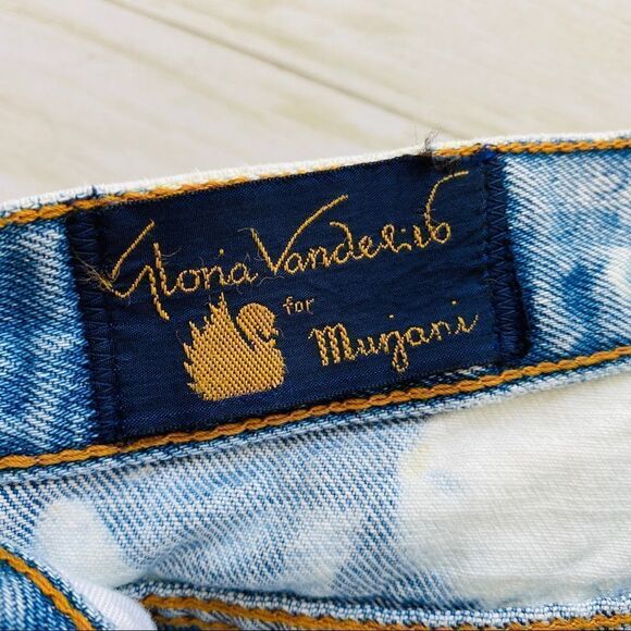 Vintage Gloria Vanderbilt Murjani Jean Shorts Sz 25/26 - Picture 8 of 12